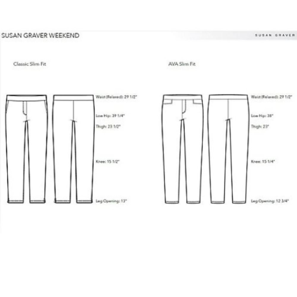 Susan Graver Weekend Tall Premium
Stretch Ava Slim Ankle Pants NWOT - Picture 2 of 4